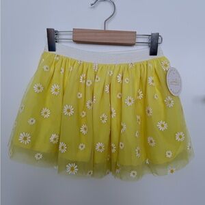 NWT Sweet Wink Sunny Yellow Daisy Skirt for 4-6 Kids